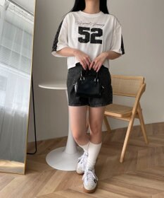 WEGO レースショルダーショートT