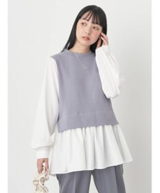 earth music&ecology ベストドッキングプルオーバー