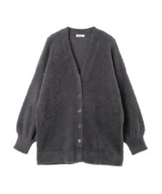 earth music&ecology ロングシャギーＶネックカーディガン