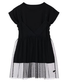 YECCA VECCA 【2点SET】マルチwayチュールオーバーキャミSET/Tee