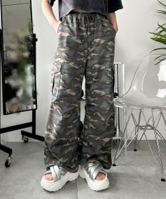 WEGO パテッドクロス厚底サンダル