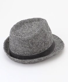 JOSEPH ABBOUD 【サイズ調整可】アルパカリングヘリンボーン ハット