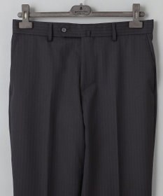 GOTAIRIKU シワになりにくい【御幸毛織/みゆきけおり】DRY SPINNER(ドライスピナー)スーツ（ブラウンストライプ）