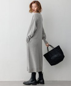 23区 S 【洗える】カシミヤブレンド ニットワンピース