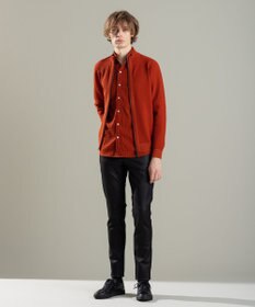 JOSEPH HOMME ヴィスコースリンクスジャガード　ジップアップ　カーディ