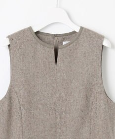 J.PRESS LADIES L ネップヘリンボーン ジャンパースカート