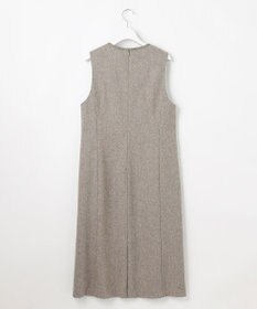 J.PRESS LADIES L ネップヘリンボーン ジャンパースカート