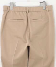 自由区 【XXSサイズ～/接触冷感/洗える】サテンストレッチ テーパードパンツ