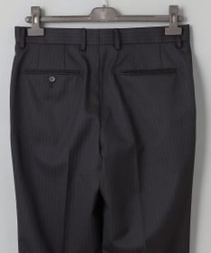 GOTAIRIKU シワになりにくい【御幸毛織/みゆきけおり】DRY SPINNER(ドライスピナー)スーツ（ブラウンストライプ）