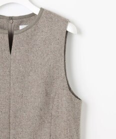 J.PRESS LADIES L ネップヘリンボーン ジャンパースカート