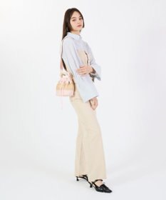 LeSportsac RAFFIA MINI BUCKET/ピーチブラッシュラフィア