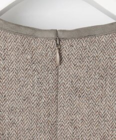 J.PRESS LADIES L ネップヘリンボーン ジャンパースカート