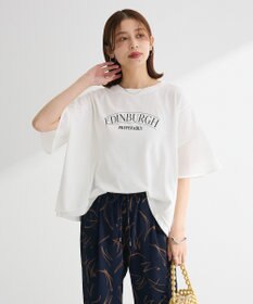 Green Parks 袖メッシュドッキングロゴプルオーバー