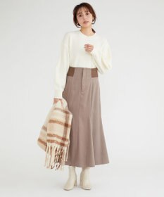 Feroux 【洗える】クルーネックニット プルオーバー