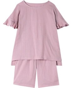 Wing パジャマ 綿100%(本体) 二重ガーゼ 5分袖 半袖 5分丈 レディース EP1002 ウイング／ワコール