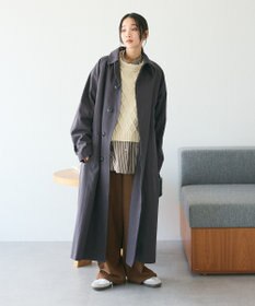 CRAFT STANDARD BOUTIQUE 洗える/2WAYケーブルニットリボンベスト