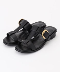 ANY Ｉラインバックルサンダル ブラック