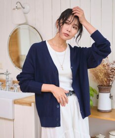 WEGO 【WEB限定/2025年秋冬新作//洗濯可/MLサイズ展開/ユニセックス着用ITEM】ドロップショルダーカーディガン