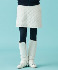 23区GOLF レディな防寒アイテム【WOMEN】ダイヤキルト 中綿スカート 保温性◎寒い朝に最適
