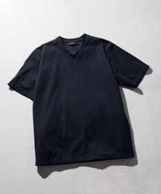 JOSEPH HOMME 【新素材】ハイゲージベアスムース　VネックＴシャツ ブラック系