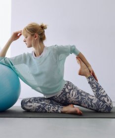 Chacott Chacott BALANCE Playful フラワーレギンス