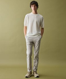 JOSEPH ABBOUD 【キングサイズ・ウエストも伸びる!/ストレッチ/軽量/Eco撥水/オーガニックコットン使用】マイクロピケストレッチ パンツ