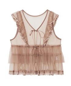 Green Parks ・ＥＬＥＮＣＡＲＥ　ＤＵＥ　チュールラッフルベスト