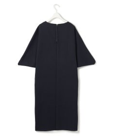 ICB L 【洗える】 ダブルフェイスクレープ ドルマンスリーブワンピース