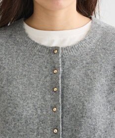 Green Parks 金釦コンパクトニットカーディガン