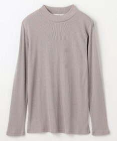 ANY 【洗濯機可】ラメハイネックＴシャツ