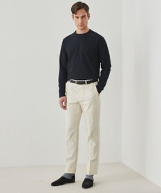 GOTAIRIKU ジャケットのインナーに最適【WEB&一部店舗限定】キレイ目 鹿の子 ビズ長袖Tシャツ