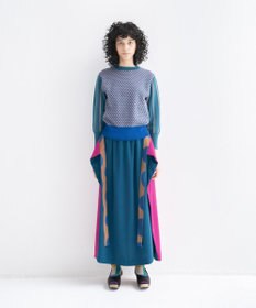 COQ GEO BORDER プルオーバーニット