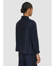 JOSEPH ソフトコットンシルク　シャツブルゾン