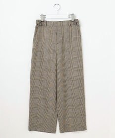 J.PRESS LADIES モナベールツイル チェック ワイド パンツ