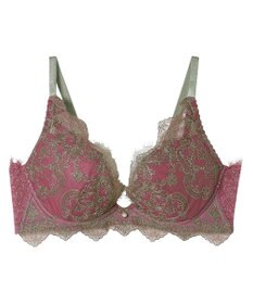 AMPHI ブラジャー 谷間メイク 脇高設計 細身え効果 Gカップまで対応 大きいサイズ 【Glama-Rich グラマリッチ 脇スッキリタイプ】ブラ BYJ603 アンフィ／ワコール