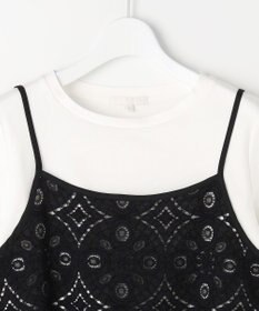 自由区 レースコンビ Tシャツ