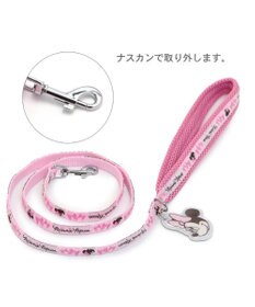 PET PARADISE ディズニー ミニーマウス ピンク ドット リード  【４Ｓ~３Ｓ】