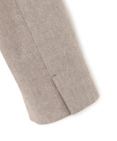 23区 L 【Oggi4月号掲載/セットアップ対応】リネン ミックスツイード ノーカラー ジャケット