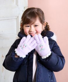 ANY KIDS アニマル刺繍手袋