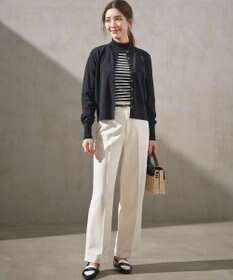 組曲 S 【WEB限定】ベーシックダブルクロス ワイドストレートパンツ