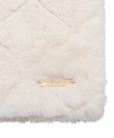 MOONBAT FURLA フェイクファーキルティング風マフラー