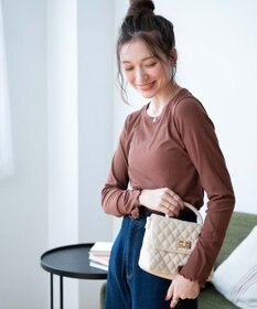 WEGO ソフトタッチクルーネックロンT