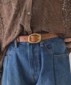 AMERICAN HOLIC ニュアンススクエアバックルベルト