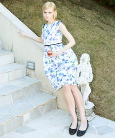 TOCCA 【大人百花掲載】LUCKY CLOVER FLATSHOES フラットシューズ