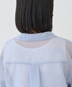 AMERICAN HOLIC シアーショート丈開襟シャツ