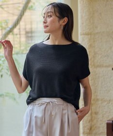 ANY 【新色追加/14色展開】アクリルガーターフレンチスリーブニット