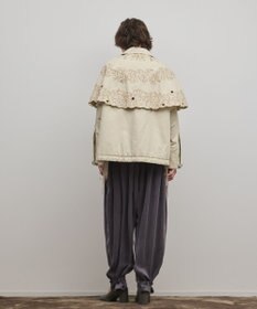 GRACE CONTINENTAL ケープ付カバーオールジャケット