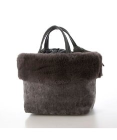 UNBILLION カシュカシュ cachecache / エコファーコンビリボントートバッグ