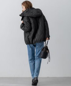 23区 L 中綿パディング フード2WAY アウター
