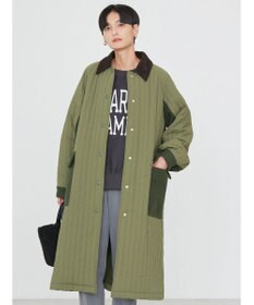 AMERICAN HOLIC キルポカ異素材Ｍｉｘロングコート